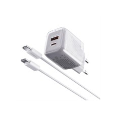 MOXOM MX-HC206 18W Fast PD 20W Type C na Type C punjač sivi MOXOM MX-HC206 18W Fast PD 20W Type C na Type C punjač sivi
