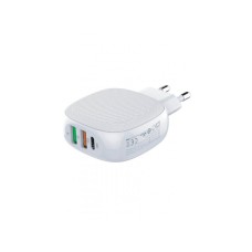 MOYE Voltaic USB punjač, 1x Tip-C, 2x USB, beli (UC-A35) MOYE Voltaic USB punjač, 1x Tip-C, 2x USB, beli (UC-A35)