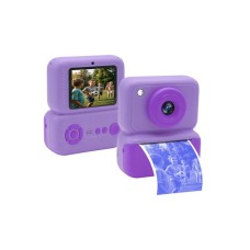 MS MOBILE Q10 Mini kamera printer ljubičasta + papir za štampanje fotografija