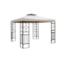 Lemon Planet Baštenski paviljon Gazebo 3x3m beli 22-0075