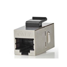 NEDIS CCGB89015ME CAT6a / CAT7, Shielded, RJ45 Female, Straight, Metal 1KOM NEDIS CCGB89015ME CAT6a / CAT7, Shielded, RJ45 Female, Straight, Metal 1KOM