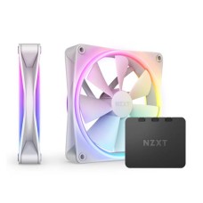 NZXT F140 RGB Duo Twin Pack 140mm ventilator beli RF-D14DF-W1