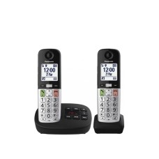 PANASONIC TELEFON KX-TGU432EXB - 2 slusalice crno/sivi sa sekretaricom