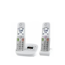PANASONIC TELEFON KX-TGU432EXW - 2 slusalice beli sa sekretaricom