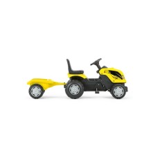 Playtime 956 Traktor na pedale sa prikolicom žuti