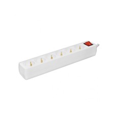 PROSTO Razvodnik sa 6 mesta 3m 1.5mm2 + prekidač NV6K-3/WH-P/1,5 PROSTO Razvodnik sa 6 mesta 3m 1.5mm2 + prekidač NV6K-3/WH-P/1,5