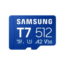 SAMSUNG MicroSD 512GB, T7, UHS-I U3 V30 A2, za 4K i FHD snimanje (MB-MB512T/WW) SAMSUNG MicroSD 512GB, T7, UHS-I U3 V30 A2, za 4K i FHD snimanje (MB-MB512T/WW)