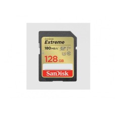 SANDISK SDXC 128GB Extreme, 180MB/s UHS-I Class10 U3 V30 SANDISK SDXC 128GB Extreme, 180MB/s UHS-I Class10 U3 V30