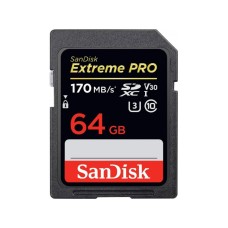 SANDISK SDXC 64GB Extreme 170MB/s V30 UHS-I Class10 U3 V30 SANDISK SDXC 64GB Extreme 170MB/s V30 UHS-I Class10 U3 V30