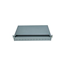 SCHRACK FO Panel 19'',za 12xLCdx adaptera,prazan,1HU,sivi,PREMIUM