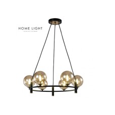 HOME LIGHT TALIA 2 LUSTER 6*G9 CRNA/BAKAR HOME LIGHT TALIA 2 LUSTER 6*G9 CRNA/BAKAR