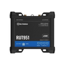 TELTONIKA 4G/LTE&WiFi Ind. celul. ruter 2 SIM kart.,POE+,bez napajanja RUT951B10J00