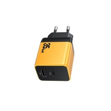 WEKOME WP-U36 Superbrzi Strujni GaN punjač, 2-porta USB (3.0 i 3.1 tip C) 35W, žuti WEKOME WP-U36 Superbrzi Strujni GaN punjač, 2-porta USB (3.0 i 3.1 tip C) 35W, žuti