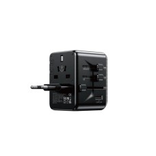 WEKOME WP-U69 Univerzalni Strujni GaN punjač, 5-porta USB (3.0 i 4 x 3.1 tipC-EU/UK/AU/US/JAP) 35W, crni WEKOME WP-U69 Univerzalni Strujni GaN punjač, 5-porta USB (3.0 i 4 x 3.1 tipC-EU/UK/AU/US/JAP) 35W, crni