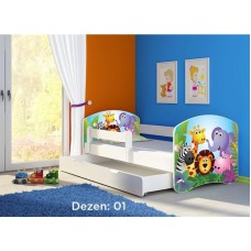ACMA 2 Krevet za decu sa fiokom 140 x 70 cm ACMA 2 Krevet za decu sa fiokom 140 x 70 cm