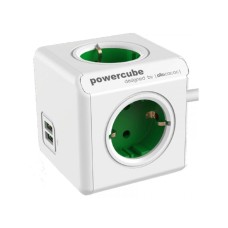 ALLOCACOC PowerCube Extended USB 4xSchuko + dual USB, kabl duž.1.5m, zelena ALLOCACOC PowerCube Extended USB 4xSchuko + dual USB, kabl duž.1.5m, zelena