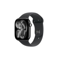 APPLE Watch S11 GPS 46mm Jet Black Aluminium Case with Black Sport Band - M/L (meux4rk/a)