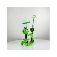 ARISTOM 652 Bubamara 5u1 Trotinet sa LED točkovima zeleni