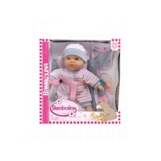 BAMBOLINA Auto sedište set sa lutkom BAMBOLINA Auto sedište set sa lutkom