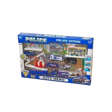 BEST LUCK POLICIJSKI SET vozila + znakovi BEST LUCK POLICIJSKI SET vozila + znakovi