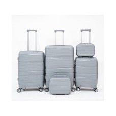 Bolzz SET KOFERA EXPLORE 5/1 Svetlo siva boja