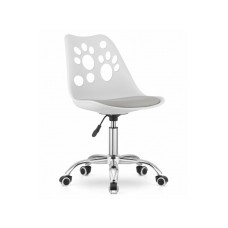 Bolzz Stolica PRINT - bela i siva