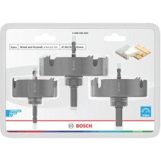 BOSCH Set testera za otvore sa držačem za drvo i gips, 3 dela, 2608594503