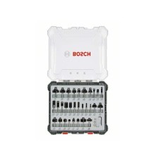 BOSCH Set raznih glodala, 30 komada, držač od 8 mm