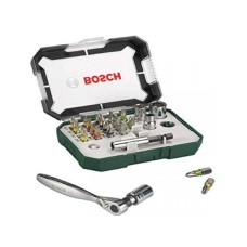 BOSCH zeleni alat 26-delni set bitova sa rašpom 2607017322 BOSCH zeleni alat 26-delni set bitova sa rašpom 2607017322