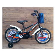 CAPRIOLO BMX 16''HT MUSTANG crno-crveno