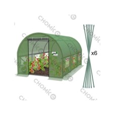 CHOMIK BAŠTENSKI PLASTENIK 3-SEGMENTNI ZELENI 3 x 2 x 2 m 5552 CHOMIK BAŠTENSKI PLASTENIK 3-SEGMENTNI ZELENI 3 x 2 x 2 m 5552