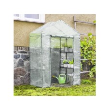 CHOMIK BaštenskI plastenik sa policama, belI, 140 x 73 x 200 cm, 4 police CHOMIK BaštenskI plastenik sa policama, belI, 140 x 73 x 200 cm, 4 police