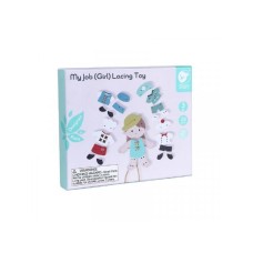 CLASSIC WORLD Drveni set Nizalica Devojčica CLASSIC WORLD Drveni set Nizalica Devojčica