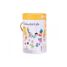 CLASSIC WORLD Drveni set Nizalica Raznobojni svet CLASSIC WORLD Drveni set Nizalica Raznobojni svet