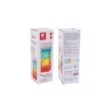 CLASSIC WORLD Drveni set Slaganje tornja u boji CLASSIC WORLD Drveni set Slaganje tornja u boji