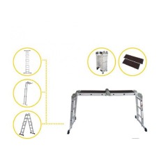 CRAFTER Aluminijumske merdevine multifunkcionalne sa platformom 4x3 CRAFTER Aluminijumske merdevine multifunkcionalne sa platformom 4x3