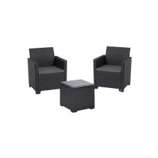 CURVER Balkonski set Marie sa stolom Vigo grafit CU 259723 CURVER Balkonski set Marie sa stolom Vigo grafit CU 259723