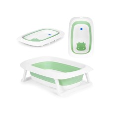 ECO TOYS Sklopiva kadica za bebe sa odvodom - Green cow ECO TOYS Sklopiva kadica za bebe sa odvodom - Green cow