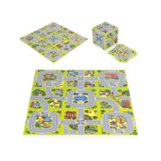 ECO TOYS Velika podloga za igru EVA FOAM City 90.5x90.5 cm 21 deo ECO TOYS Velika podloga za igru EVA FOAM City 90.5x90.5 cm 21 deo