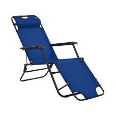 ED Stolica-ležaljka na rasklapanje, 84x116x60cm, Tamno-plava 32-688000 ED Stolica-ležaljka na rasklapanje, 84x116x60cm, Tamno-plava 32-688000