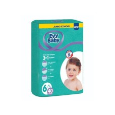 EVY BABY Pelene Jumbo 6 XL 16+kg 40kom 3 u 1 EVY BABY Pelene Jumbo 6 XL 16+kg 40kom 3 u 1