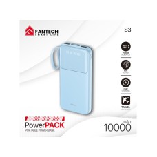 FANTECH Power bank Prenosiva baterija Fantech S3 10000mAh, 10W plavi FANTECH Power bank Prenosiva baterija Fantech S3 10000mAh, 10W plavi