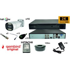 GEMBIRD GMB-03** Set kamera za video nadzor 3tbHDD +16x CAM-AHD5MP-HAU60W rg59+100m bnc+dc konekt full color GEMBIRD GMB-03** Set kamera za video nadzor 3tbHDD +16x CAM-AHD5MP-HAU60W rg59+100m bnc+dc konekt full color