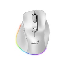 GENIUS Ergo 9000S Pro Pearl White USB Bežični Pine Wood miš