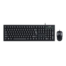 GENIUS KM-100SE USB YU crna tastatura+ USB crni miš