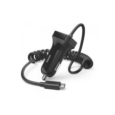 HAMA Auto Punjač, USB Tip-C, 12W, 12-24V, 5V/2.4A, Crni HAMA Auto Punjač, USB Tip-C, 12W, 12-24V, 5V/2.4A, Crni