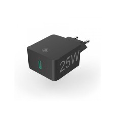 HAMA Kućni punjač Power Delivery PD/Qualcomm, 25W, Crni 210555 HAMA Kućni punjač Power Delivery PD/Qualcomm, 25W, Crni 210555