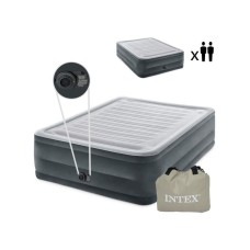 INTEX Dušek na naduvavanje za 2 osobe sa automatskom pumpom 64418ND