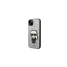 KARL LAGERFELD Futrola za iPhone 14 Silver Glitter Flakes Ikonik KARL LAGERFELD Futrola za iPhone 14 Silver Glitter Flakes Ikonik