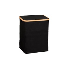 KESPER KORPA ZA PRLJAVI VEŠ SA BAMBUS OKVIROM CRNA 51CM